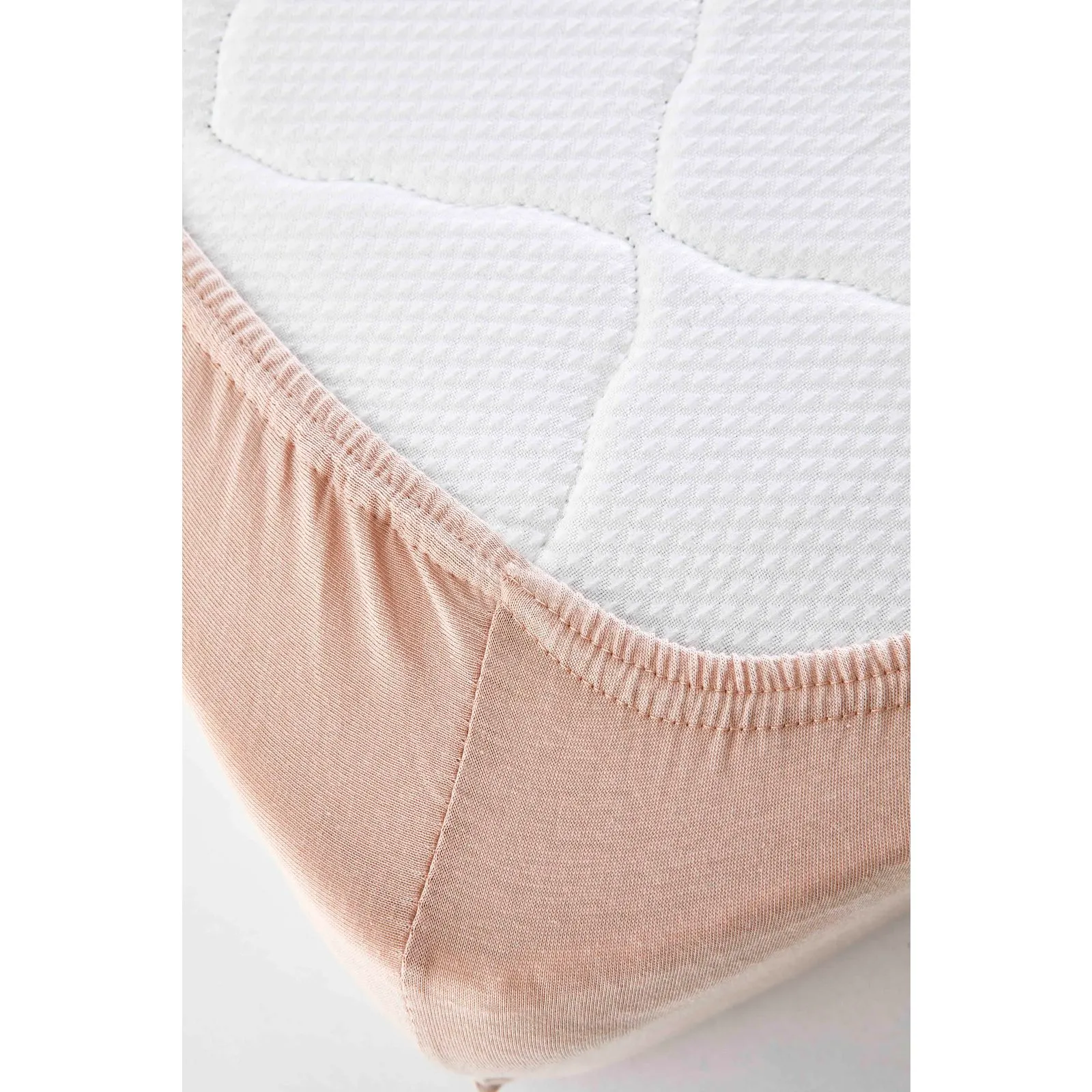 KH JERSEY FITTED SHEET SALMON PINK DEU (180X200+30) - Image 3