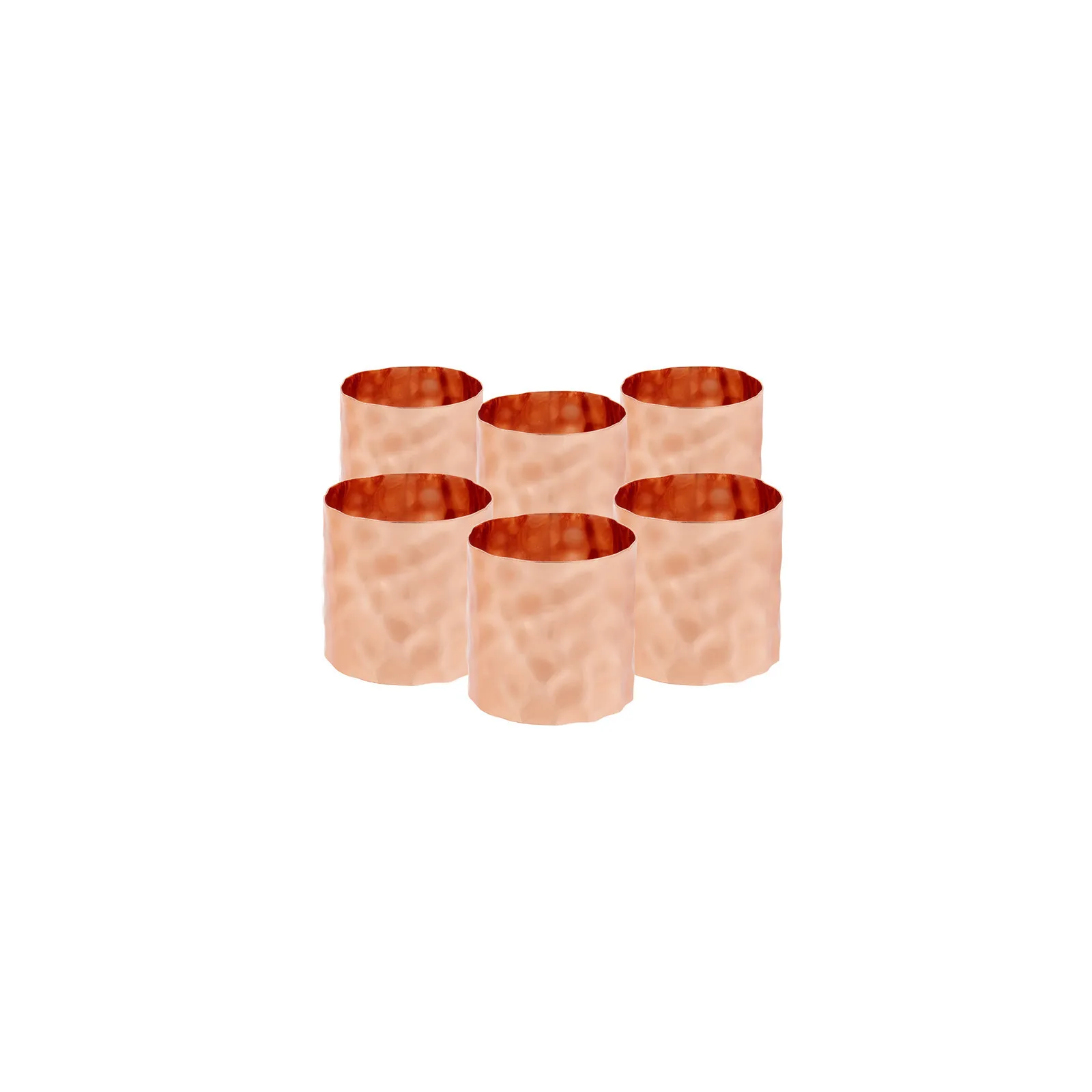 MOROC PEÇETE YÜZÜĞÜ 6'LI ROSE GOLD 4CM