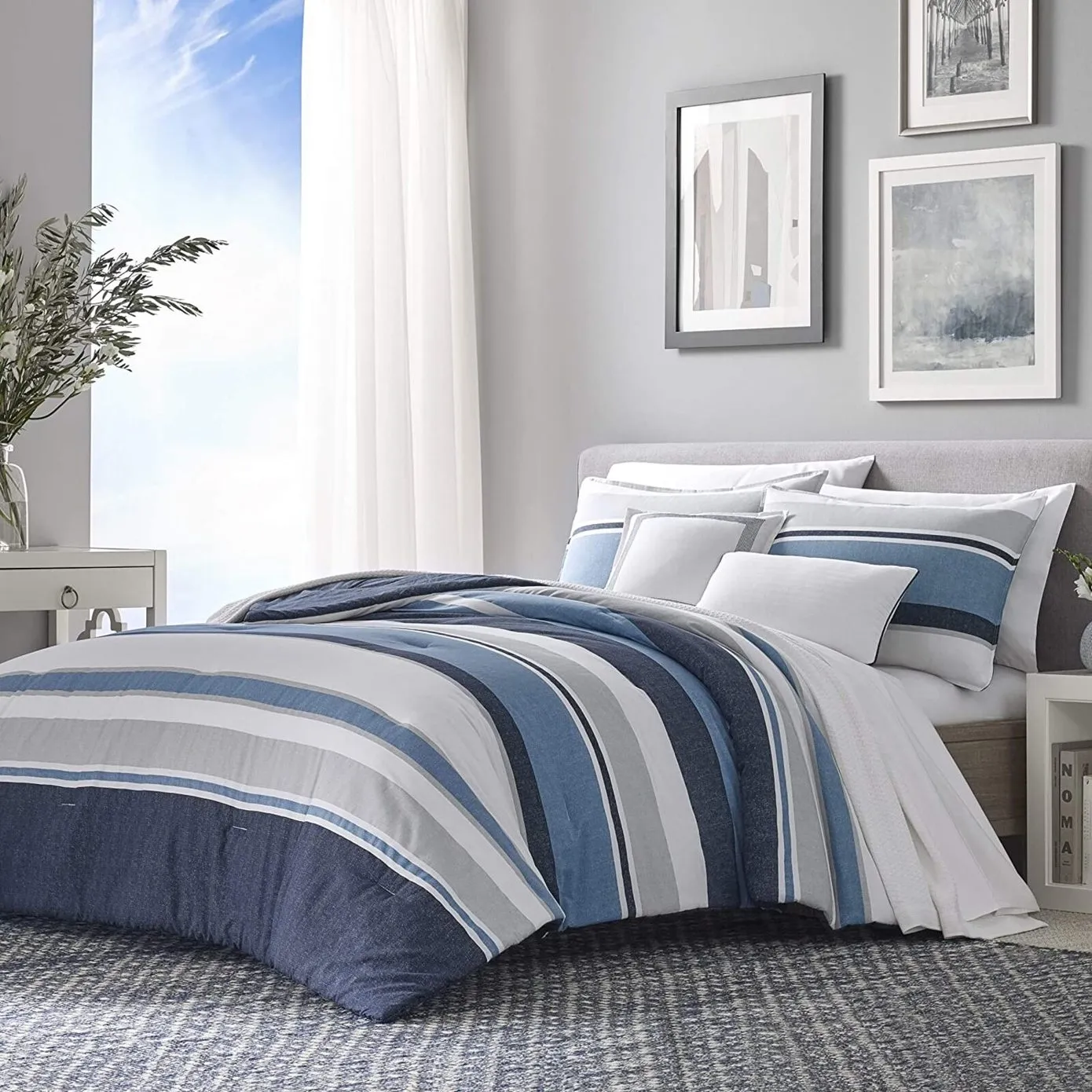 Nautica Westport tweepersoons dekbedovertrekset, 200x200, 2x80x80 - Image 2