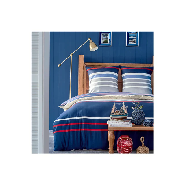 Nautica Bradford Dekbedovertrekset Eenpersoons, 135x200, 80x80 - Image 4