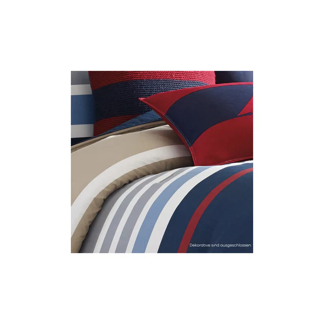 Nautica Bradford Dekbedovertrekset Eenpersoons, 135x200, 80x80 - Image 9