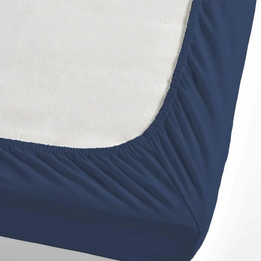 Nautica Jersey Hoeslaken, Marineblauw, 140x200 cm - Image 2