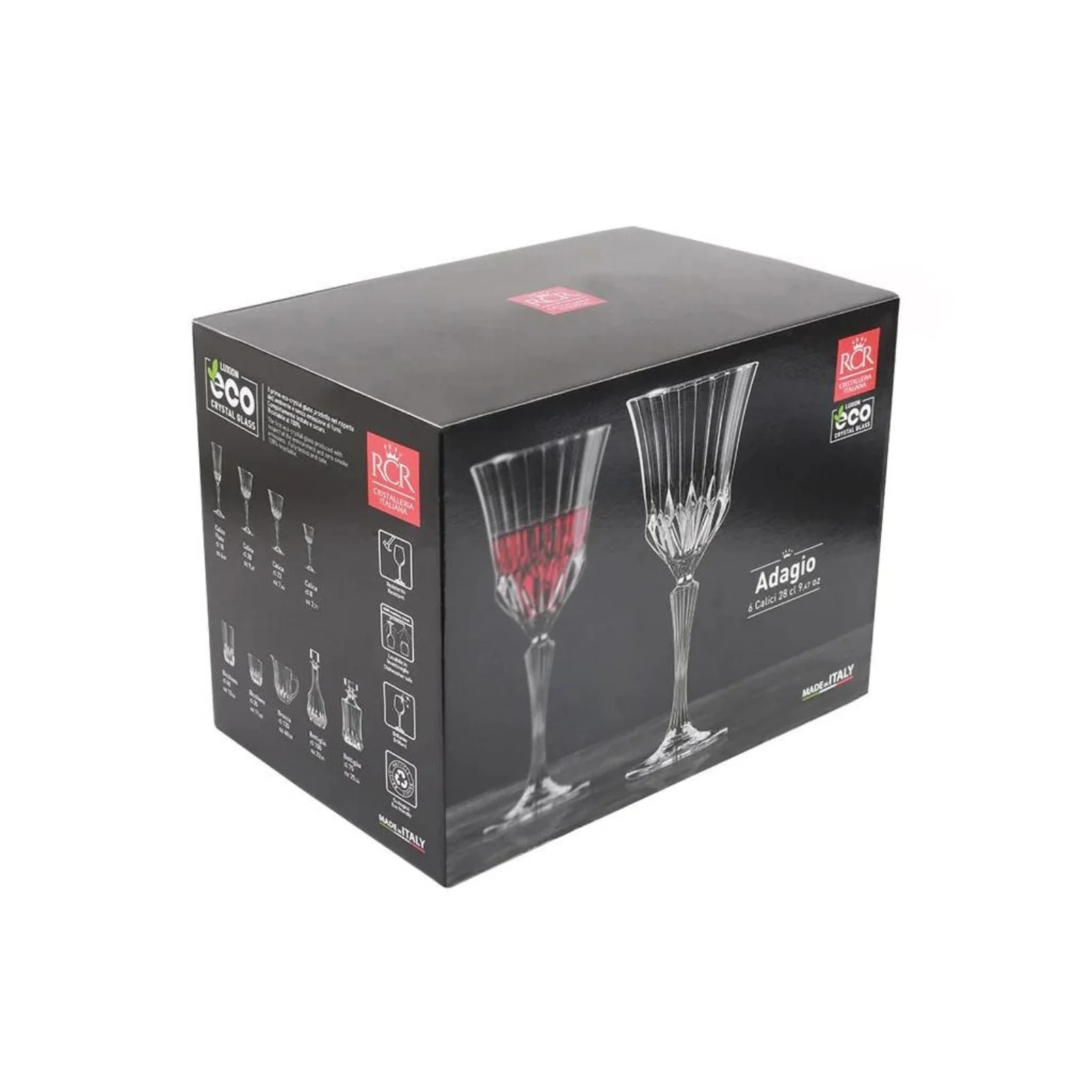 RCR Adagio 6-delige Kelkenset 280 ml - Image 7