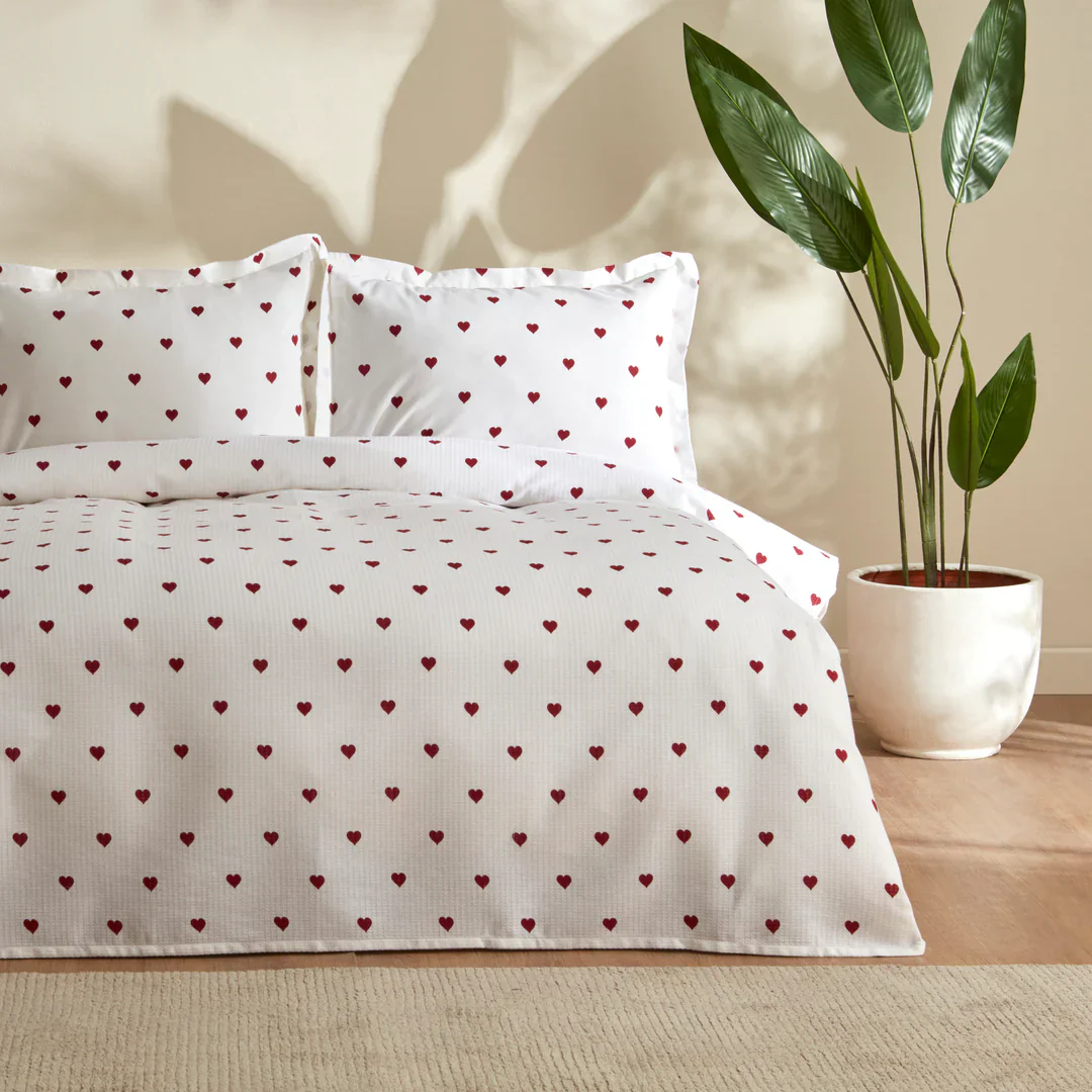 Sarah Anderson Amour Piqué Set voor Tweepersoonsbed
